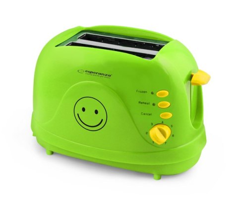 EKT003 Toster Smiley zielony Esperanza