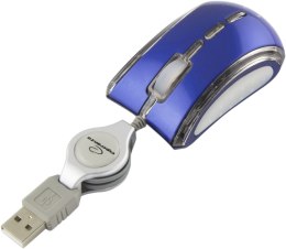 EM109B Mysz przewodowa mini optyczna USB Celaneo niebieska Esperanza Esperanza