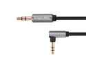 Kabel jack 3.5 wtyk kątowy stereo - 3.5 wtyk stereo 1.8m Kruger&Matz Basic Kruger&Matz