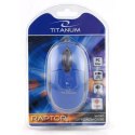 TM102B Mysz przewodowa 3D optyczna USB Raptor niebieska Titanum Titanum