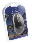 TM120K Mysz bezprzewodowa 2.4GHz 3D optyczna USB Condor czarna Titanum