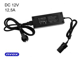 Zasilacz stabilizowany z gniazdem zapalniczki 12V o mocy 150W... (NVOX 125A12V) NVOX