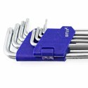 Zestaw Kluczy Bituxx Torx 9 elementów T10-T50 w organizerze Uniwersalne BITUXX®