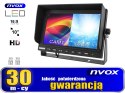 Monitor lcd 9cali z obsługa do 2 kamer 4pin 12v 24v NVOX