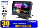 Monitor samochodowy lcd 7cali ahd cofania i monitoringu z obsługą do 4 kamer 12v 24v NVOX