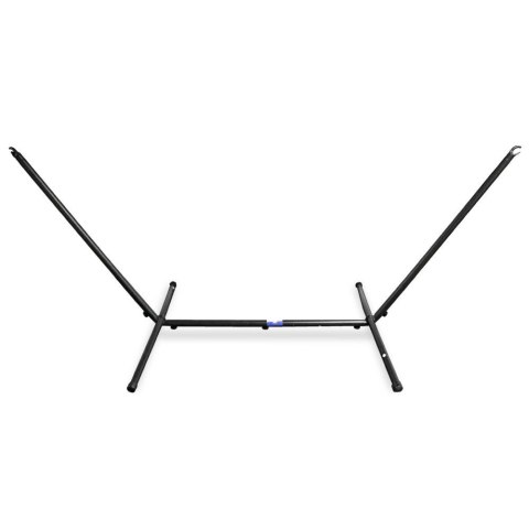 Hamak ogrodowy na metalowym stelażu mocny 270x110cm do 120kg LACESTONE Hamak ogrodowy na metalowym stelażu mocny 270x110cm do 120kg LACESTONE