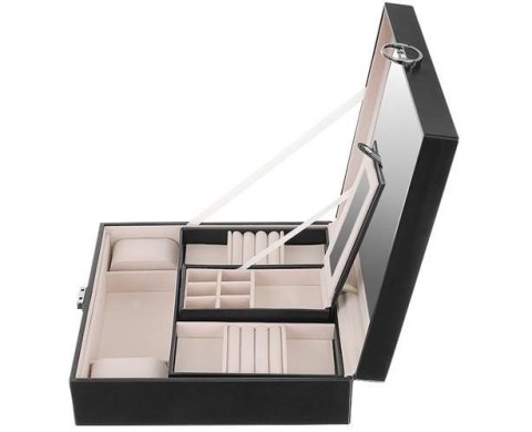 Kuferek na biżuterię - czarny Beautylushh BEAUTYLUSHH Kuferek na biżuterię - czarny Beautylushh BEAUTYLUSHH