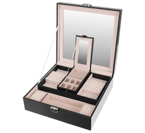 Kuferek na biżuterię - czarny Beautylushh BEAUTYLUSHH Kuferek na biżuterię - czarny Beautylushh BEAUTYLUSHH