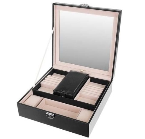 Kuferek na biżuterię - czarny Beautylushh BEAUTYLUSHH Kuferek na biżuterię - czarny Beautylushh BEAUTYLUSHH