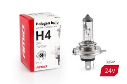 01267 Żarówka halogenowa H4 24V 70/75W filtr UV (E4) AMiO