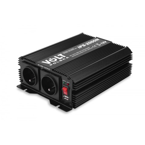 Przetwornica napięcia volt ips 2000 n 12/230v (1000/2000w) + usb NVOX