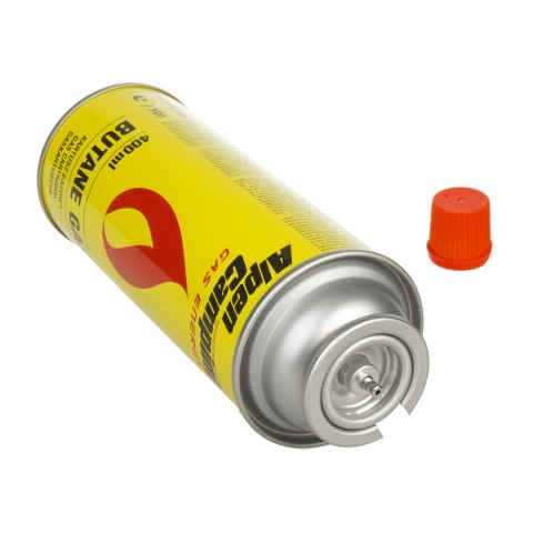 Kartusz gazowy 400ml Alpen Camping. certyfikat: Pi 0875, zgodny z normą EN417, izobutan, zakres działania -10°c do+ 40°c, IK004 INKO-TIME Kartusz gazowy 400ml Alpen Camping. certyfikat: Pi 0875, zgodny z normą EN417, izobutan, zakres działania -10°c do+ 40°c, IK004 INKO-TIME