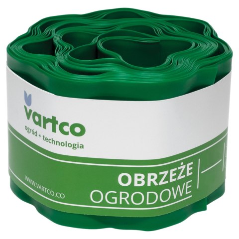 Obrzeże ogrodowe faliste 10cm x9m Vartco zielone Agaplast