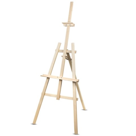WOODOK sztaluga do malowania 150 cm, stabilne drewno bukowe, naturalne drewno eko, dla dorosłych i dzieci, profesjonalnych artys WOODOK