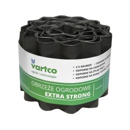 Obrzeże ogrodowe faliste 20cm x9m Vartco Extra Strong szare Agaplast