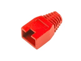 Osłona gumowa wtyku 8p8c RJ45 czerwona LP