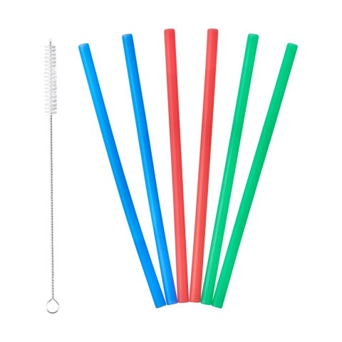 Drinking straw silicone 6pcs Lurch