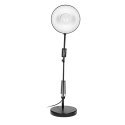 DEON, lampa biurkowa, 60W, E27, wysoka, stal, czarna Orno