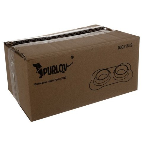 Miska podwójna- 450ml Purlov 21632 PURLOV Miska podwójna- 450ml Purlov 21632 PURLOV