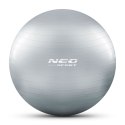 Piłka do ćwiczeń 65 cm NS-951 srebrna Neo-Sport