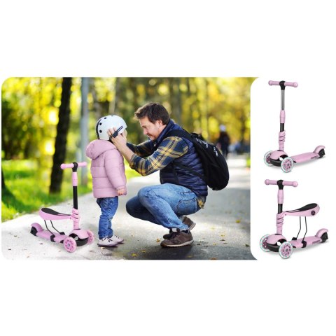 Hulajnoga trójkołowa Ricokids Cubi - różowa Ricokids Hulajnoga trójkołowa Ricokids Cubi - różowa Ricokids