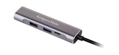 Adapter (HUB) USB typu C na HDMI/USB3.0/USB2.0/C port Kruger&Matz