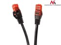 Przewód kabel patchcord UTP Maclean, wtyk-wtyk, Cat6, 20m, czarny, MCTV-741 Maclean