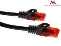 Przewód kabel patchcord UTP Maclean, wtyk-wtyk, cat6, 15m, czarny, MCTV-739 Maclean