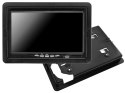 Nvox ahm607 dual monitor samochodowy wolnostojący lcd 7cali cali ahd/hd 4pin z ramką 12/24v NVOX