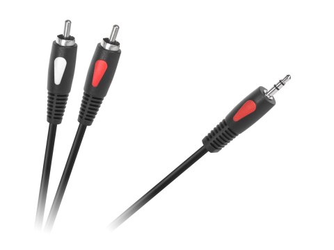 Kabel wtyk jack 3.5 - 2RCA 5.0m Cabletech Eco-Line Cabletech