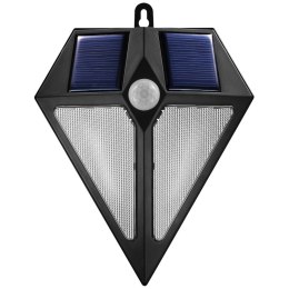 Lampa LED Maclean, Solarna, Ścienna, Z czujnikiem ruchu, 6 LED, 2x solar, MCE168 Maclean