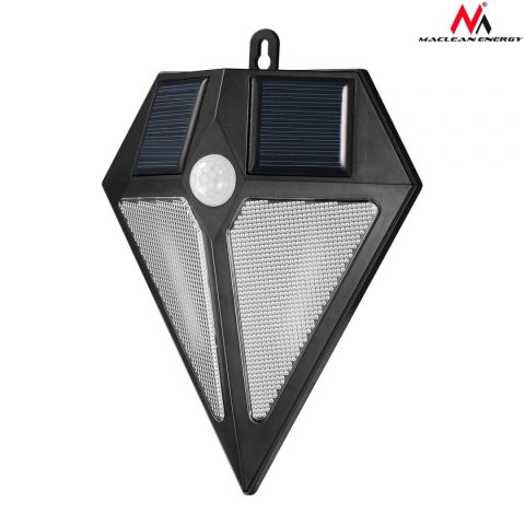 Lampa LED Maclean, Solarna, Ścienna, Z czujnikiem ruchu, 6 LED, 2x solar, MCE168 Maclean Lampa LED Maclean, Solarna, Ścienna, Z czujnikiem ruchu, 6 LED, 2x solar, MCE168 Maclean