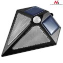 Lampa LED Maclean, Solarna, Ścienna, Z czujnikiem ruchu, 6 LED, 2x solar, MCE168 Maclean