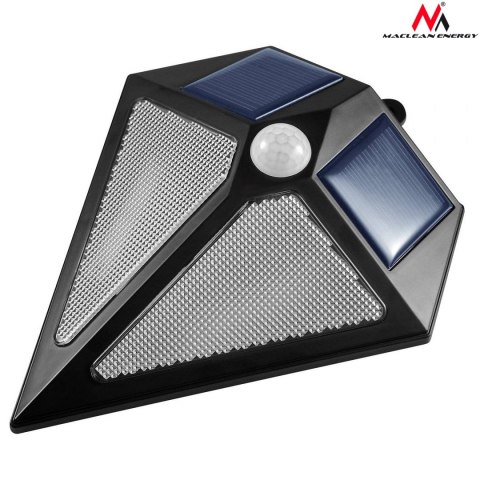 Lampa LED Maclean, Solarna, Ścienna, Z czujnikiem ruchu, 6 LED, 2x solar, MCE168 Maclean Lampa LED Maclean, Solarna, Ścienna, Z czujnikiem ruchu, 6 LED, 2x solar, MCE168 Maclean