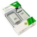 KX7B 2x bateria xbox 360 kabel usb white ATL