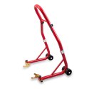 Stojak motocyklowy czerwony uchwyt podnośnik 250kg tylne koło 21-34cm motor BITUXX®