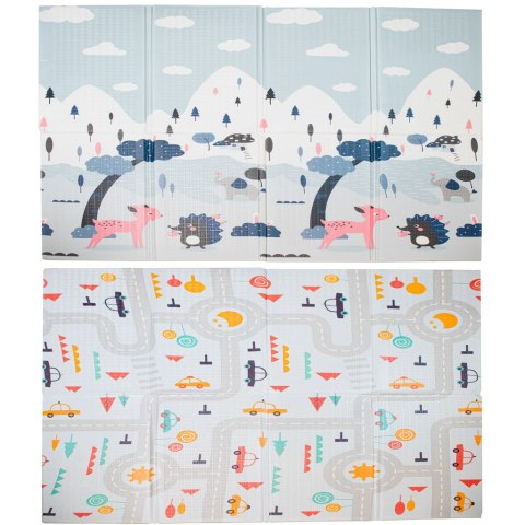 Mata edukacyjna dla dzieci ulica/las 177x158x0,8cm Mata edukacyjna dla dzieci ulica/las 177x158x0,8cm