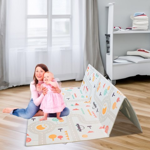 Mata edukacyjna dla dzieci ulica/las 177x158x0,8cm Mata edukacyjna dla dzieci ulica/las 177x158x0,8cm