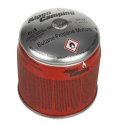 Kartusz gazowy 400ml Alpen Camping. certyfikat: Pi 0437, zgodny z normą EN417, propan-butan, zakres -10°c do+ 40°c, system GAS S INKO-TIME