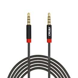 Kabel aux mini jack 3,5mm oplot 200cm amio-03270 AMiO