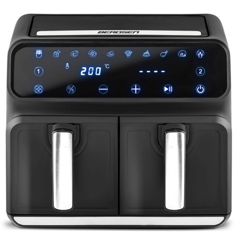 Frytkownica beztłuszczowa Air fryer BD-653 czarno-srebrna Berdsen Frytkownica beztłuszczowa Air fryer BD-653 czarno-srebrna Berdsen