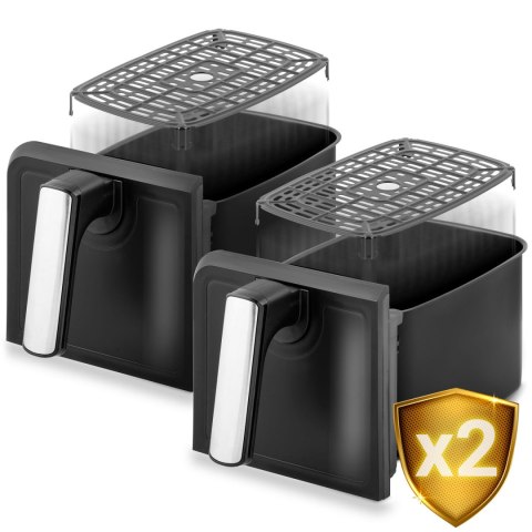 Frytkownica beztłuszczowa Air fryer BD-653 czarno-srebrna Berdsen Frytkownica beztłuszczowa Air fryer BD-653 czarno-srebrna Berdsen