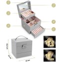 Szkatułka na biżuterię MS-703 Massido - szara Massido