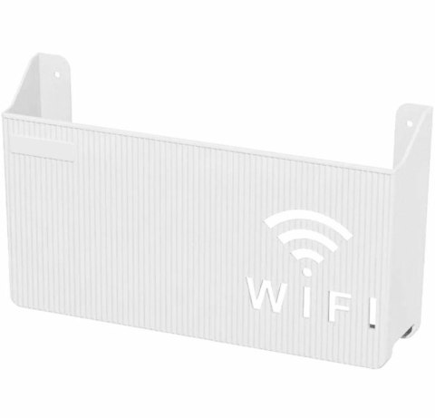 AG986 Uchwyt półka na router wifi biały ATL