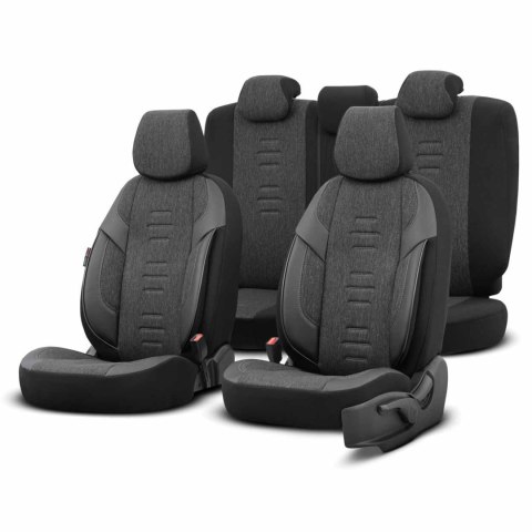 Komplet pokrowców na fotele samochodowe otom throne 102 smoked 3-zip OTOM Komplet pokrowców na fotele samochodowe otom throne 102 smoked 3-zip OTOM