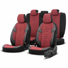 Komplet pokrowców na fotele samochodowe otom throne 103 red 3-zip OTOM