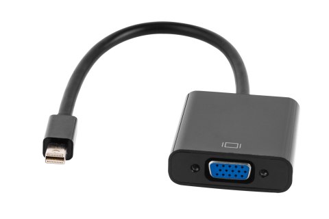 Złącze adapter wtyk MINI DISPLAYPORT - gniazdo VGA Cabletech