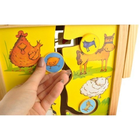 Pchacz drewniany- Kostka edukacyjna 22606 KRUZZEL Pchacz drewniany- Kostka edukacyjna 22606 KRUZZEL
