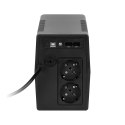 Zasilacz awaryjny komputerowy UPS REBEL model Nanopower Plus 650 ( offline, 650VA / 360W , 230 V , 50Hz , LCD , USB , RJ45 ) Rebel