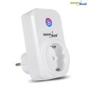 Zdalnie sterowane gniazdko WiFi Android iOS Alexa Google Home timer GreenBlue GB155G max 2000W 8 programów GreenBlue